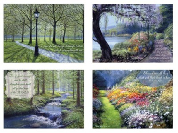 Encouragement: Serene Settings (Boxed Cards) 12-Pack