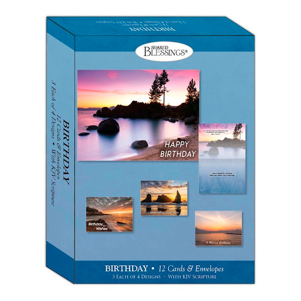 Birthday: On The Shore (Boxed Cards) 12-pack