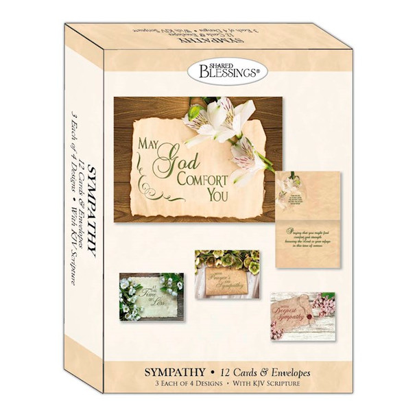 Sympathy: Vintage Floral (Boxed Cards) 12-pack