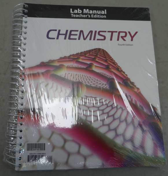 Chemistry Lab Manual Teacher's Edition (Fourth Edition) BJU Press