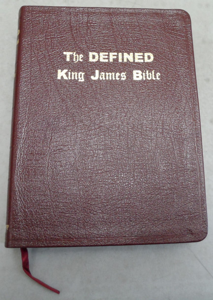 The DEFINED King James Bible (Burgundy Leather) From The Bible For Today