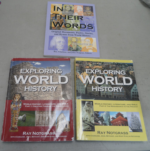 Exploring World History Course by Ray Notgrass (5-Volume Set)  Notgrass Company