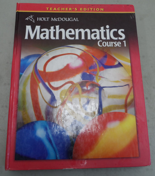 Mathematics Course 1 Teacher's Edition Holt McDougal