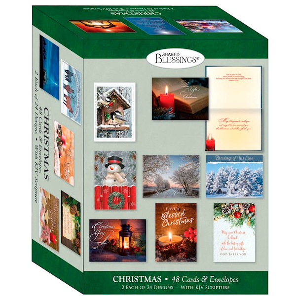 Christmas: Christmas Greetings (Boxed Cards) 48-Pack