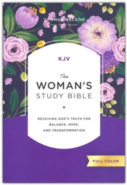 Women's Study Bible, Full Color Edition, KJV (Purple Hardcover)