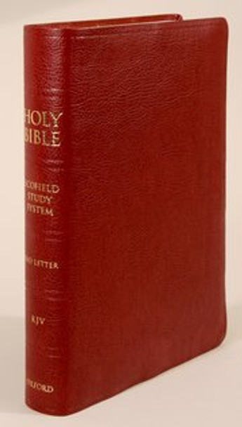 Scofield Study Bible 3, Indexed, KJV (Burgundy Genuine Leather)
