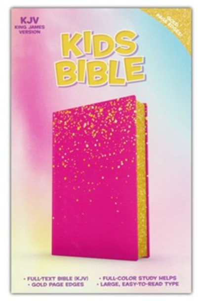 Kids Bible, KJV (Imitation, Pink/Gold