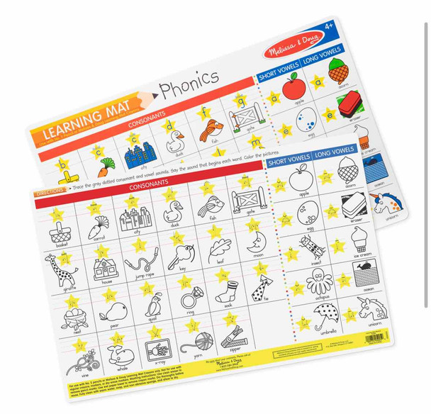 Learning Mat Phonics