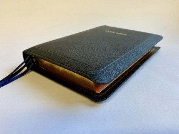 Brevier Clarendon7C Reference Bible, KJV (Black Goatskin Leather)