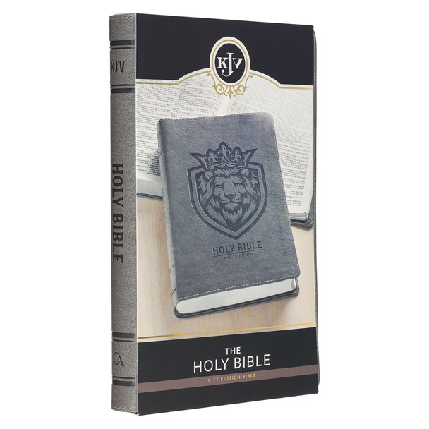 Gift Edition Bible, KJV (Imitation, two-tone Gray)