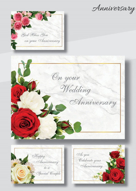 Anniversary: Love In Bloom (Boxed Cards) 12-Pack