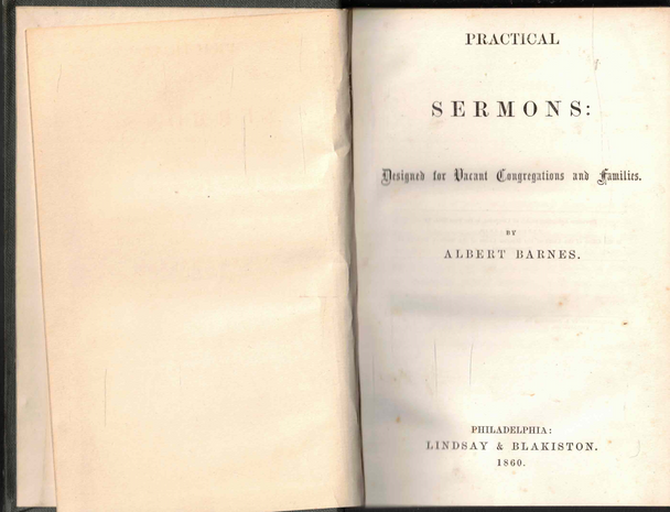 Practical Sermons by Albert Barnes (1961) RARE