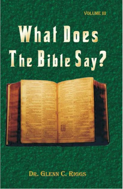 What Does The Bible Say? V3