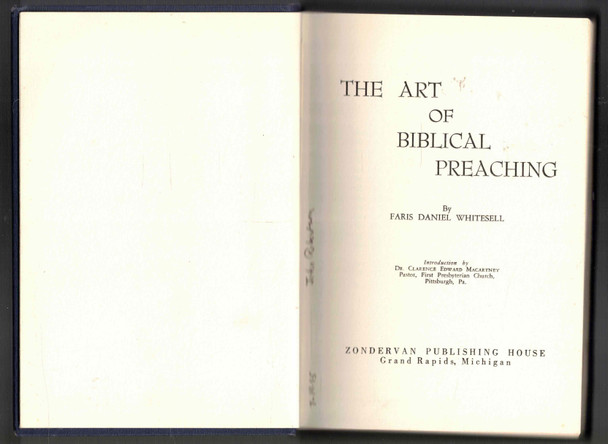 The Art of Biblical Preaching by Faris Daniel Whitesell