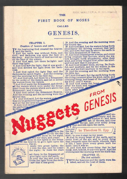 Nuggets from Genesis by Theodore H. Epp