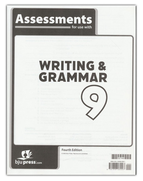 Writing & Grammar 9, Tests (4th edition)