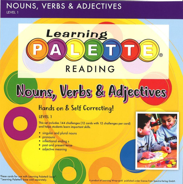 Learning Palette Reading: Nouns, Verbs, and Adjectives