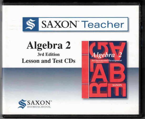 Saxon Algebra 2 Homeschool Teacher CD-ROM Package Third Edition