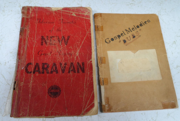 A Lot of 2 Vintage Gospel Songbooks New Gospel Caravan & Gospel Melodies