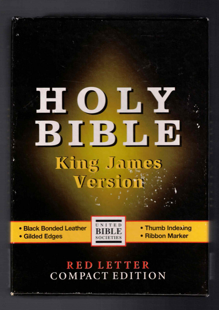 Holy Bible King James Version Red Letter Compact Edition United Bible Societies