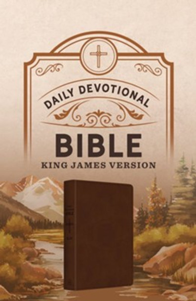 Daily Devotional Bible, KJV (Brown Imitation)