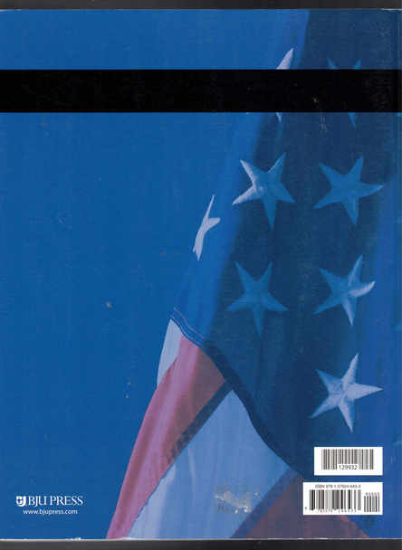 Student Activities in United States History Manual (Third Edition) BJU Press