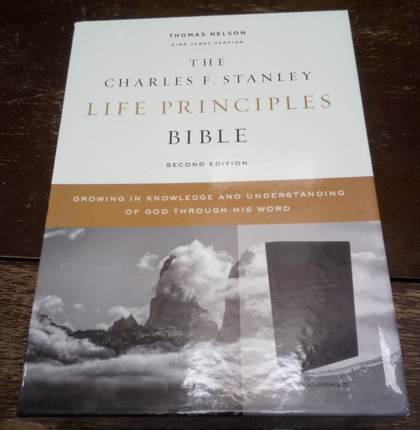 NIB The Charles Stanley Life Principles Bible KJV (Second Edition) Thomas Nelson