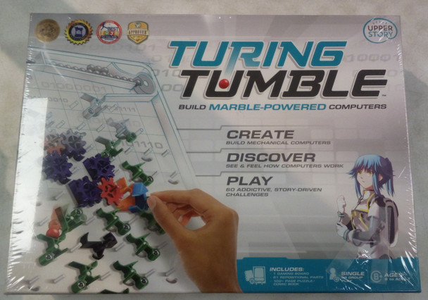 Turing Tumble Build Marble-Powered Computers Game from Upper Story
