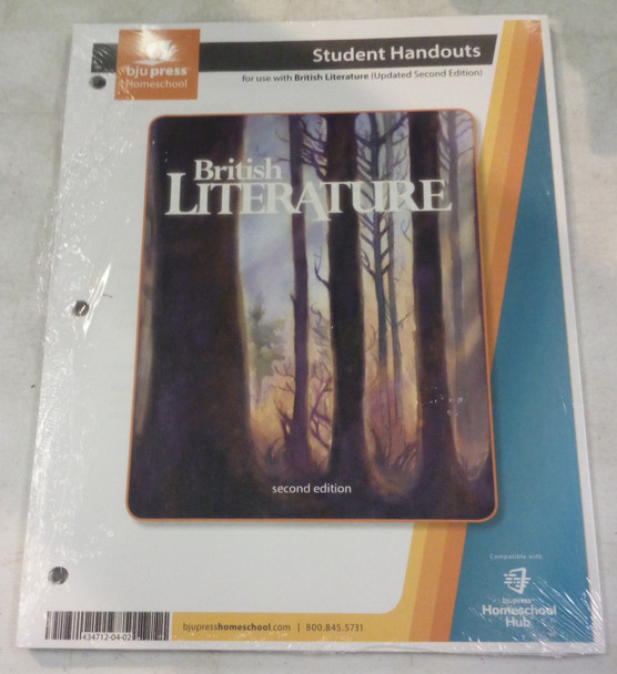 Homeschool Hub Student Handouts for use with British Literature (Updated 2nd Edition) BJU Press