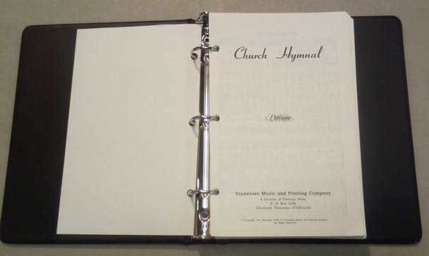 Church Hymnal 3-Ring Binder Edition Pathway Music