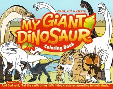 My Giant Dinosaur Coloring Book - 4Gospel.com