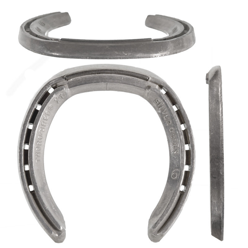 Aluminum Horseshoes - Silver Queen XT Race Plate