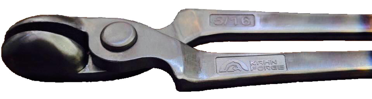 Simond Store Hand Forged V-Bit Jaw Blacksmith Tongs, 16 L 