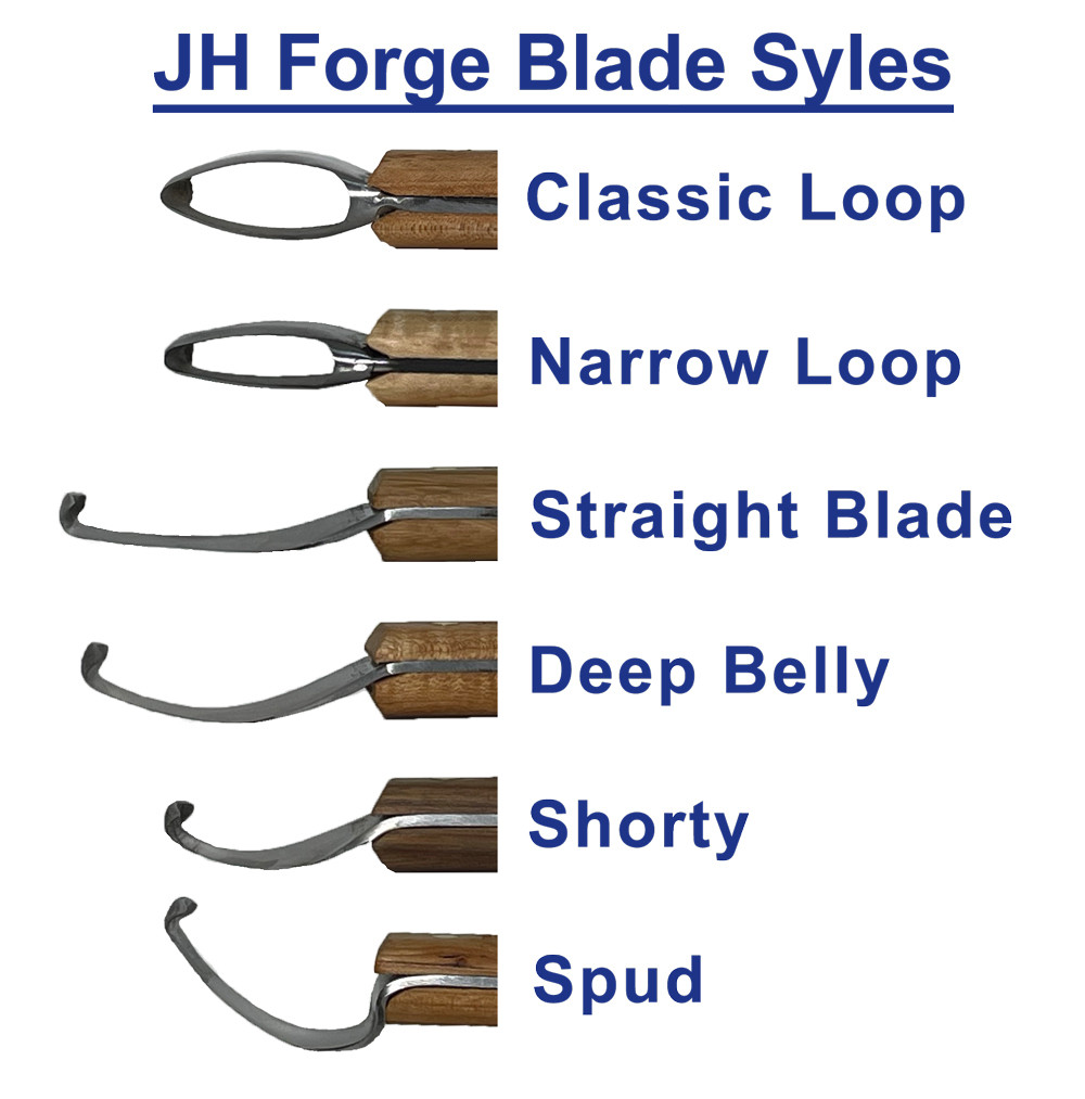 JH Forge Classic Loop Hoof Knife