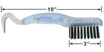 Urethane ShopEDSS 10" Hoof Pick and Wire Brush