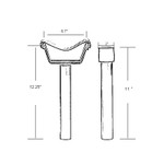 MEDIUM Cradle & Post MEDIUM Cradle & Post
