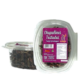 Alebrije's Natural Toasted Chapulines (Grasshoppers) - 5oz