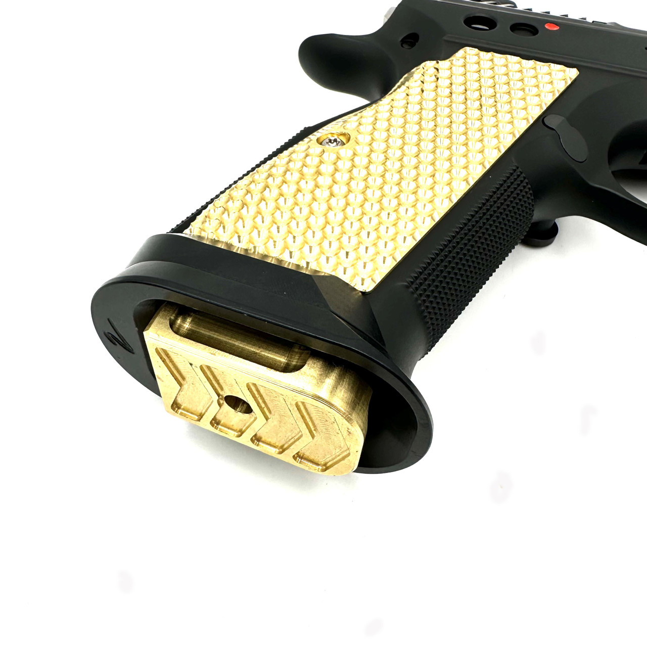 Patriot Defense CZ 75 Series Standard Base Pads - Brass (Magwell