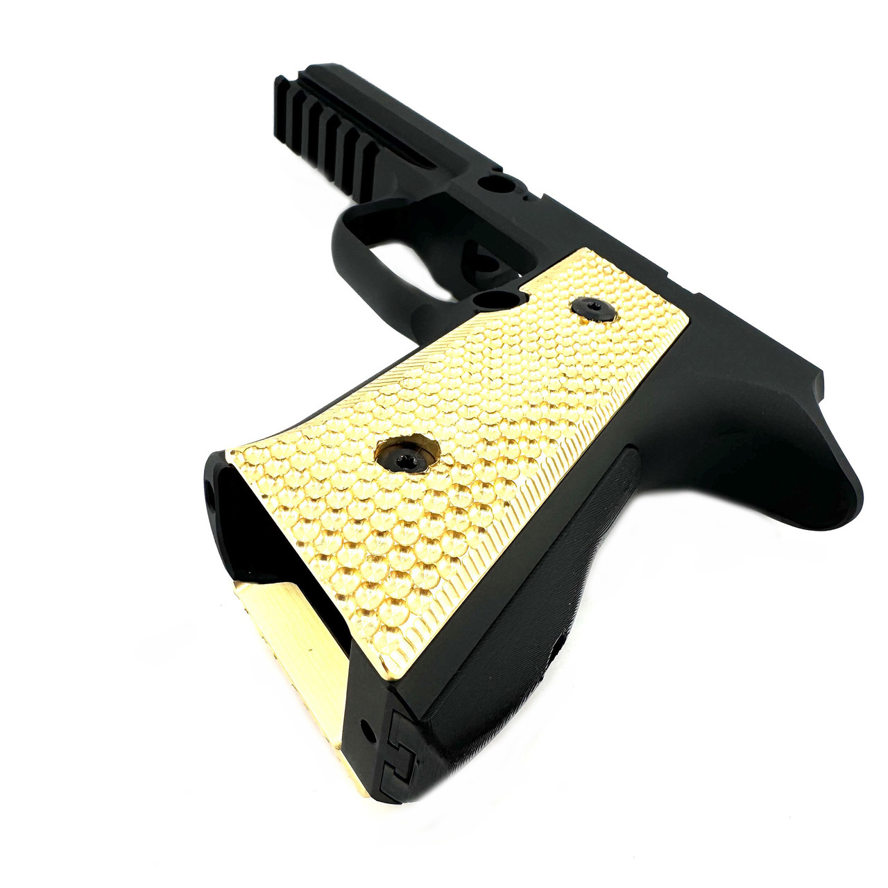 PD | Mischief Machine P320 Palm Swell Grips - Brass