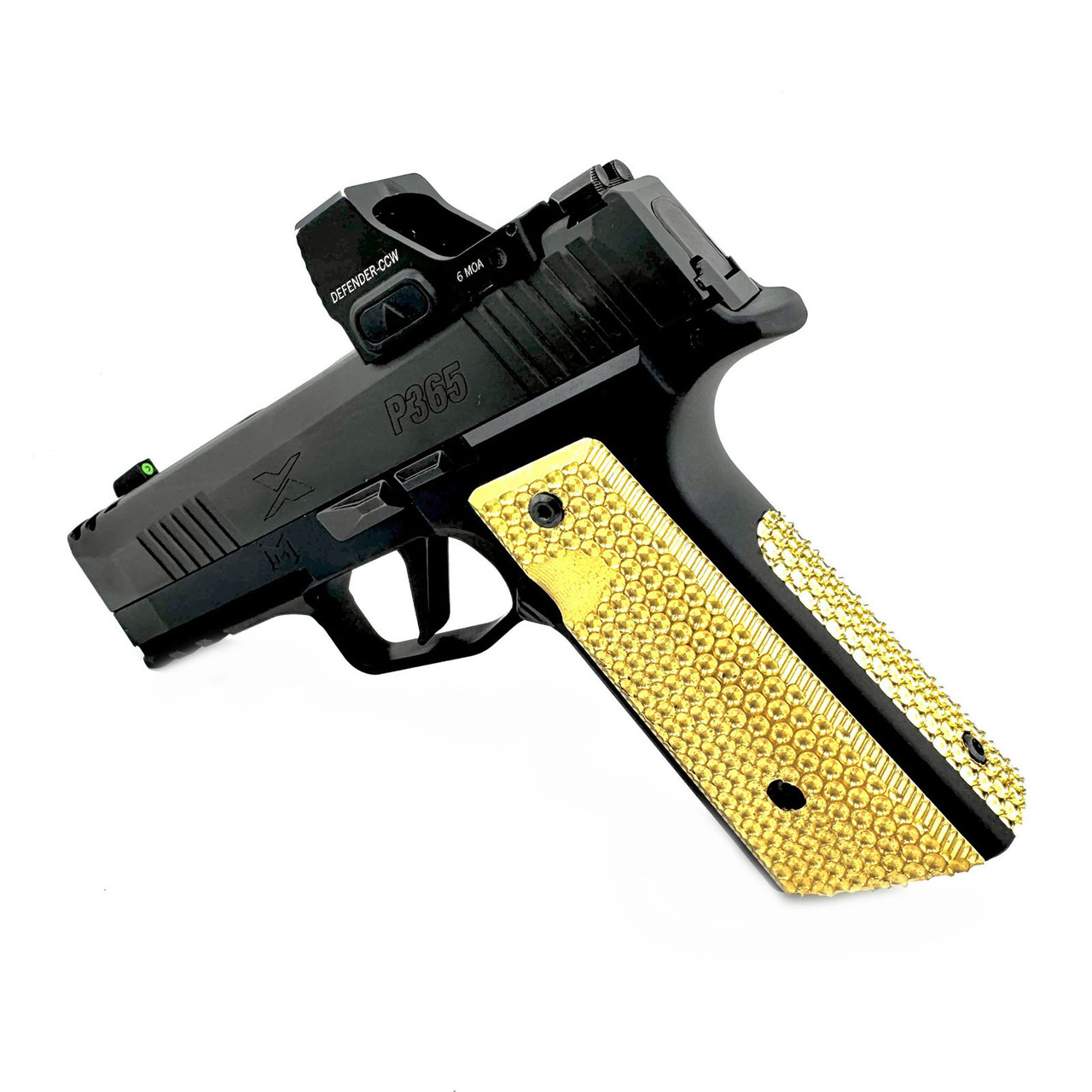 ミシシッピ PD | P365 Commander Gen1 Backstrap – Aluminum/Brass/Copper