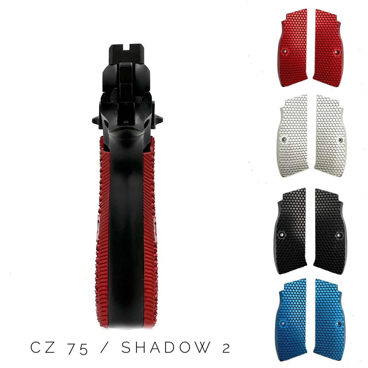Patriot Defense CZ 75 Shadow 2 Series Thin AGGRESSIVE Grips Full Size