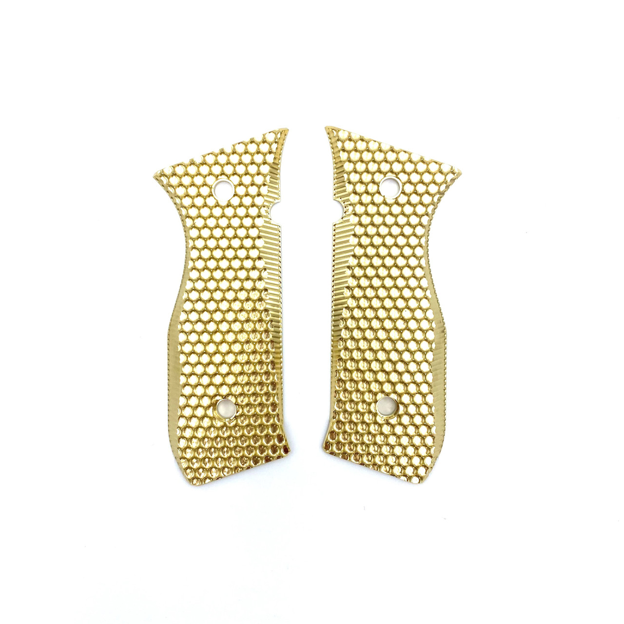 Patriot Defense CZC A01-LD Palm Swell Grip - Brass