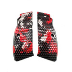 Patriot Defense | CZ 75/Shadow 2 Series Grips - Palm Swell High - Aluminum - Full Size RED, BLACK, SILVER CAMO