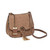 Bulldog | Cross Body Purse Camel Suede