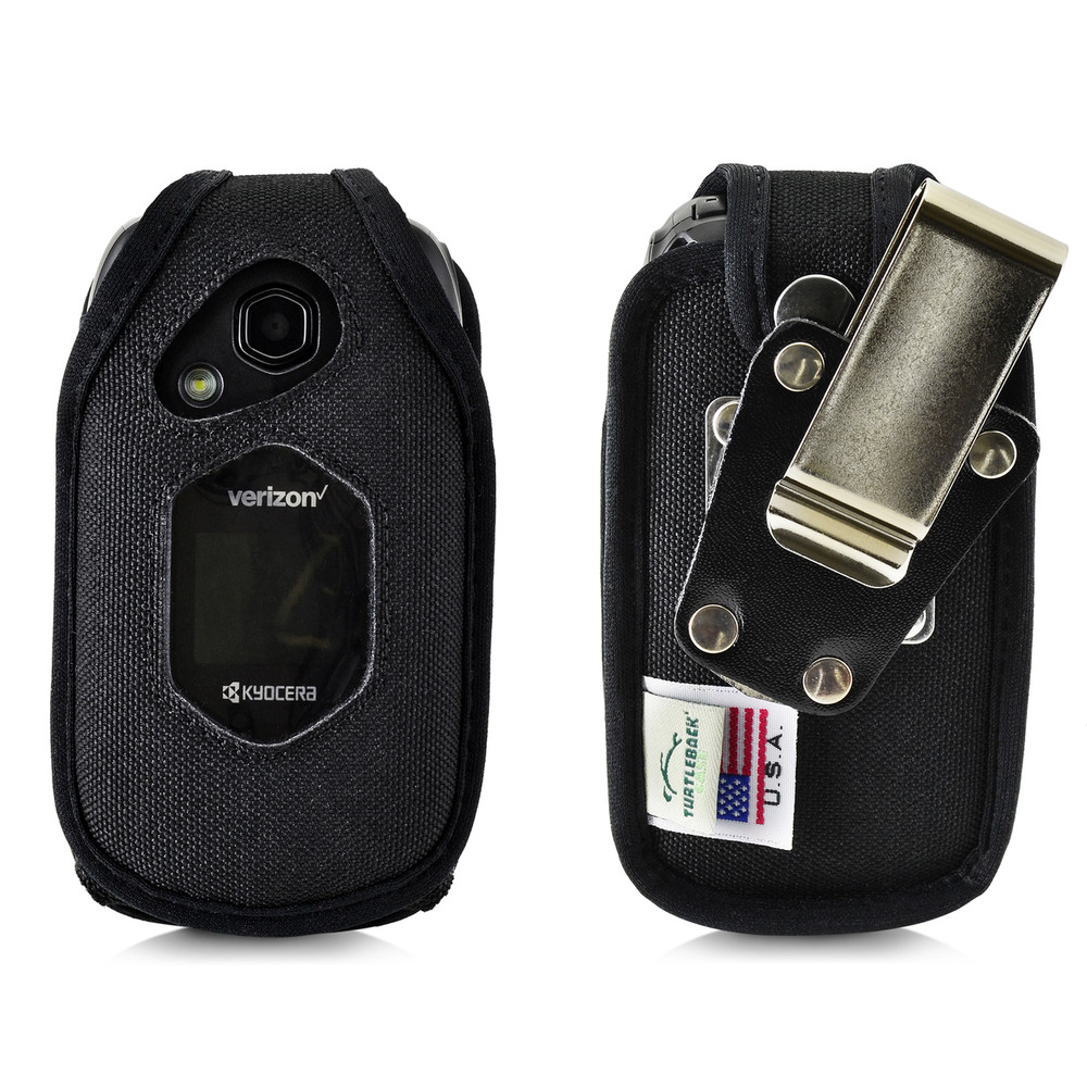 DuraXV LTE Verizon Flip Phone Black Belt Clip Holster Case
