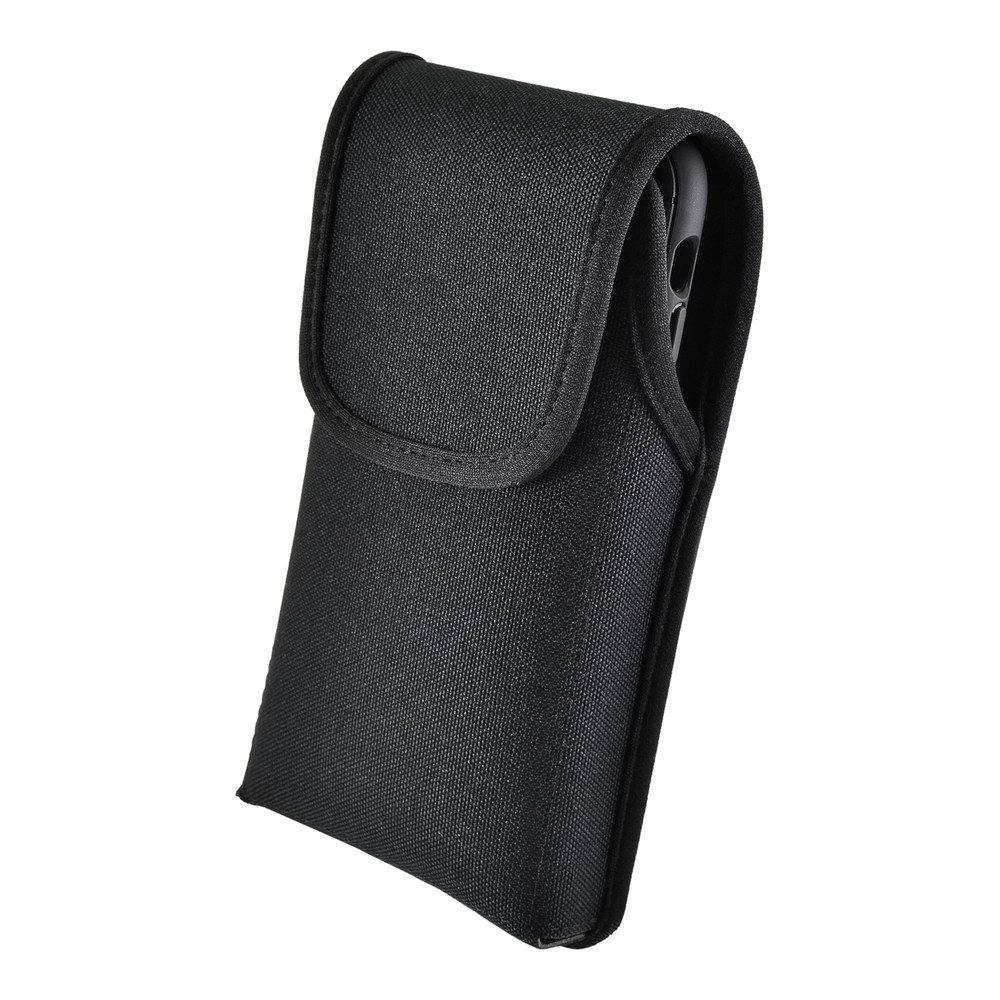 Black Nylon Pouch Turtleback Vertical Belt Clip Case for Apple iPhone 6S Plus Holster Rotating Belt Clip Heavy Duty Made in USA