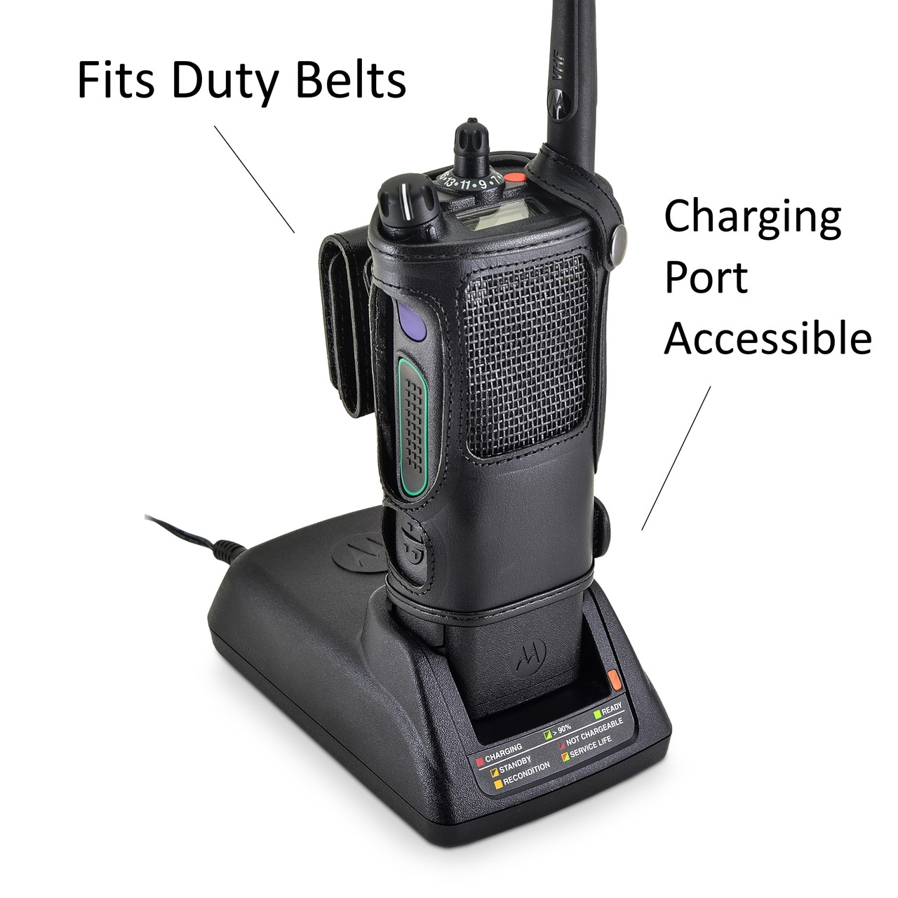 Motorola APX 7000 Heavy Duty Carry Holder Leather Case, heavy duty