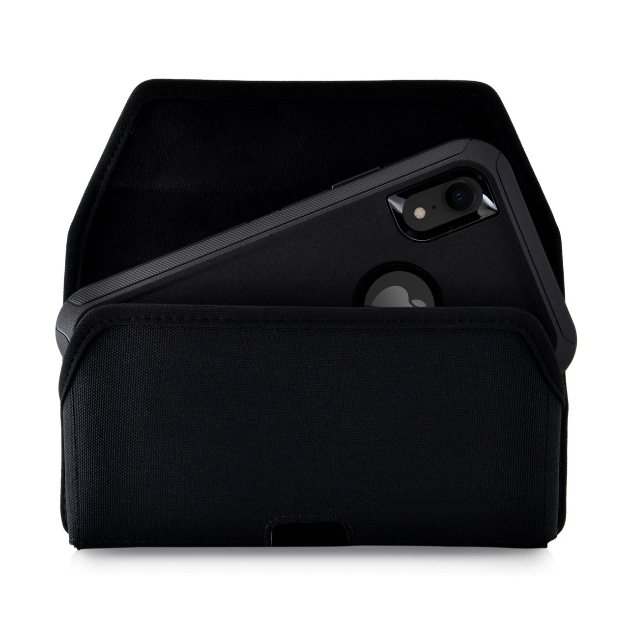Funda Con Clip Y Soporte Para Cinturon Color Negro IPhone XR | Meses - Foto 2