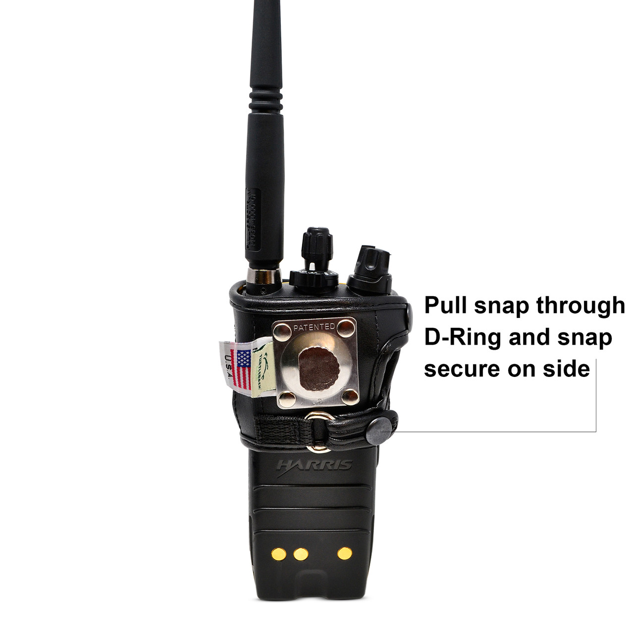 Harris XL 200P LTE Duty Belt Holster Case Turtleback Clip