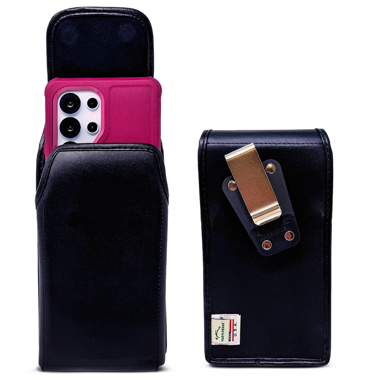 Galaxy S25 Ultra S24 Ultra holster fits with OTTERBOX DEFENDER, Vertical, Leather Rotating Belt Clip Galaxy S25 Ultra S24 Ultra holster fits with OTTERBOX DEFENDER, Vertical, Leather Rotating Belt Clip